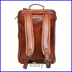15 inch Pure Leather Laptop Backpack Bag for Man and woman 3 in one Style A1 | Womens Laptop Bag