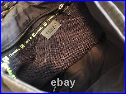 100% Authentic Chanel Travel Sport Messenger Bag Books Laptop