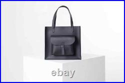 100% Leather Genuine Cowhide Tote Bag Handbag Work Laptop Bag Crossbody Bag