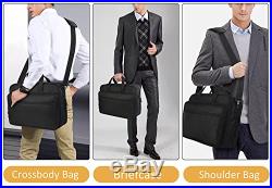 17 Laptop Bag LARGE Business Briefcase For Men Women Travel Case Shoulder Water