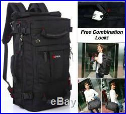40L 28 Large Backpack Travel Bag +Laptop Cushion Zone Carry Shoulder Women Men