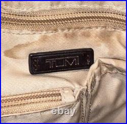 $545 Tumi Sinclair Nina Earl Coated Leather Commuter Brief Computer Travel Bag