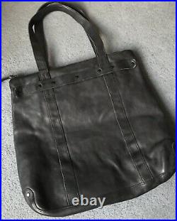 ALL SAINTS STORM Luxury Vachetta Leather TOTE Hand Bag, Unisex, Laptop Slee £285