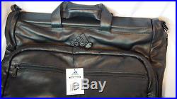 Adidas Garment Bag Black Leather Men's Womens Rare Bookbag Laptop Bag Travel NWT