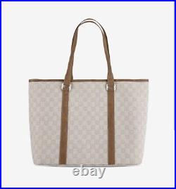 Air Jordan Tote Bag Womens (32L) Monogram Coconut Milk Brown Laptop Pouch