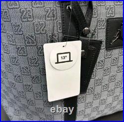 Air Jordan Tote Bag Womens (32L) Monogram Grey Black Laptop Pouch MA0896 G9Q