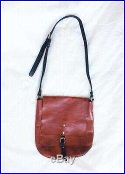Ally Capellino Portrait real leather brown Satchel / laptop bag mens womens £380