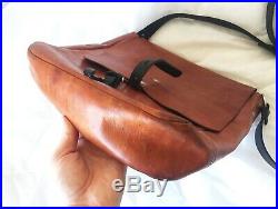 Ally Capellino Portrait real leather brown Satchel / laptop bag mens womens £380