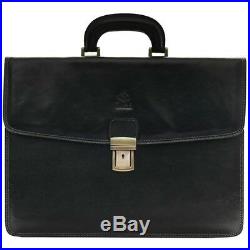 Attache Case Lawyer Womens Briefcase Mens Laptop Messenger Bag Leather / Wallet