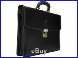 Attache Case Lawyer Womens Briefcase Mens Laptop Messenger Bag Leather / Wallet