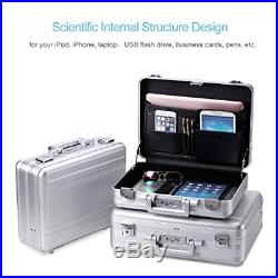 Attache case Metal Aluminum for men women Business foam Laptop Briefcase