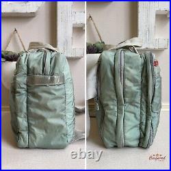 Authentic 2000 PRADA Sports Line Aqua Green Nylon Two-way Medium Business Bag