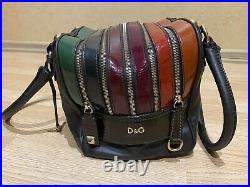 Authentic Dolce & Gabbana Lily bag brown. Laptop. Limited. Genuine leather l