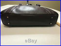 Authentic TUMI Womens Leather Briefcase Laptop Shoulder Bag ECU