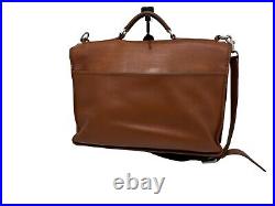 Authentic Vintage Coach Madison British Tan Leather Briefcase/Laptop Bag #5325