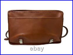 Authentic Vintage Coach Madison British Tan Leather Briefcase/Laptop Bag #5325