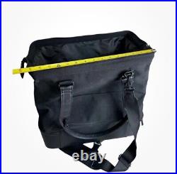 BEIS The Duffle Bag Black With Trolley Sleeve Shoe Compartment Laptop Sleeve 21x16