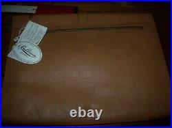 BOLDRINI SELLERIA Italy Genuine Leather Cognac Tablet Case NWT! FREE SH