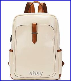 BOSTANTEN Womens Leather Laptop Backpack Purse Business Work Bags College Sch