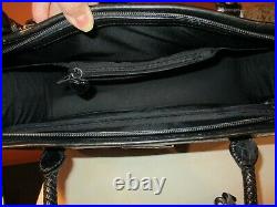 BRIGHTON Leather PVC Business Work Convertible Laptop Shoulder/Top Handle Bag