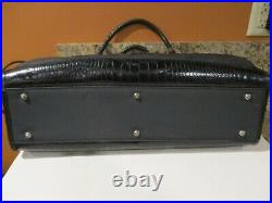 BRIGHTON Leather PVC Business Work Convertible Laptop Shoulder/Top Handle Bag