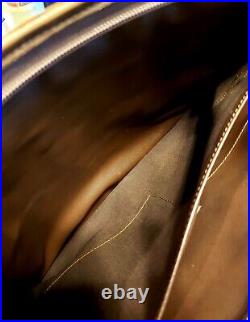 BURBERRY(Unisex)Authentic Vintage nova check leather attach clutch/Laptop bag
