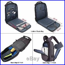 Backpack Men Women for laptop Waterproof 17, with USB charging Port