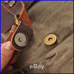Backpack for Men & Women H-ANDYBAG Waxed Canvas 15.6 inch Laptop Vintage Casual