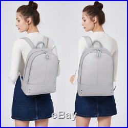 Backpack for Women Genuine Leather Travel Business Fit 14 Inch Laptop Large Bag