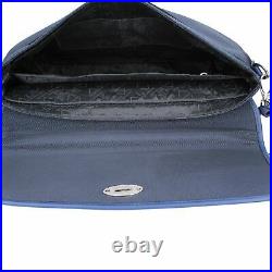 Bag women ALV by ALVIERO MARTINI laptop bag blue textile leather BP997