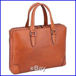 Banuce Italian Leather Briefcase for Men Women Business Laptop Tote Bag Attache