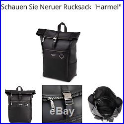 Berliner Bags Backpack Lille Leather Laptop Rucksack Luxury Men Women Black