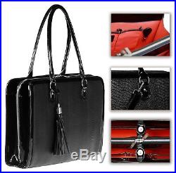 BfB Laptop Bag for Women Handmade Designer Briefcase Messenger 17 Inch Comp