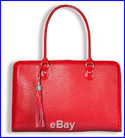 BfB Womens Briefcase Handmade Laptop Bag Red- By My Best Friend is a Bag