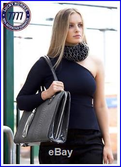 Bfb Briefcase Computer Bag Handmade 17 Inch Laptop Bag For Women Charcoal Gr