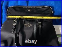 Black Kate Spade Purse With Lap Top Case With Dust Bag $298