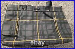 Bodhi Leather Suede Black Cross body Bag Purse 20 X 13 Laptop/ Business