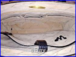 Brahmin Business Tote Brief Case Work Bag Luggage Travel Laptop Croc Leather