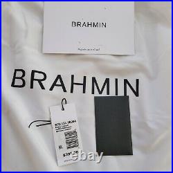 Brahmin Finley Large Carryall Coffee Melbourne Leather Bag