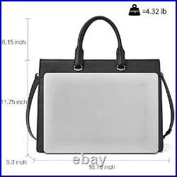 Briefcase for Women Tote Bag for 15.6 Inch Laptop Genuine Leather Handbag Wor