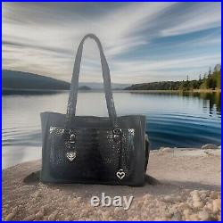 Brighton handbag Collector Large Black Purse Or Carryon / Laptop Business Woman