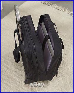 Business Rolling Bag Laptop Case MEN & WOMEN Work Sturdy Airplane Briefcase
