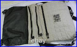 CHANEL Large XL Thick Multi-pocket Unisex Messenger Lap Top Offic Shoulder Bag