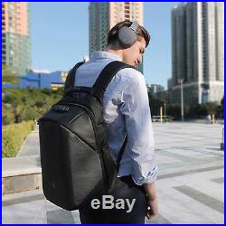 CLICK Men Women Anti-Theft w USB Laptop Tablet Backpack Waterproof Travel Bag
