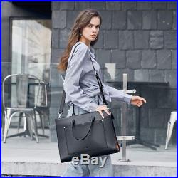CLUCI Briefcase for Women Leather Slim 15.6 Inch Laptop Business Shoulder Bag