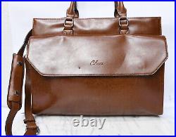 CLUCI Davidson Elegant Women Lawyers Leather Laptop Briefcase SHOULDER BAG