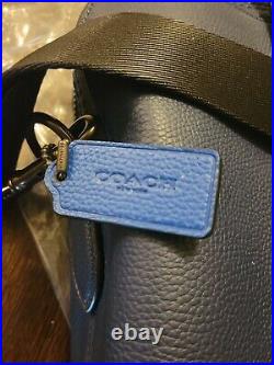 COACH Blue Leather Laptop Bag