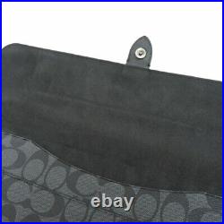 COACH C1623 Clutch bag Laptop sleeve signature PVC
