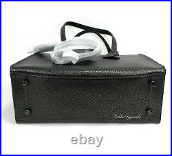 COACH Charlie Carryall Metallic Leather Tote Laptop Travel Shoulder Bag 31037
