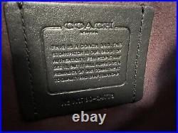 COACH Crossgrain Leather Briefcase/ Laptop Black Unisex Bag